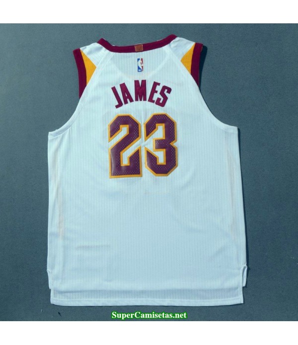 Camiseta James 23 blanca Cleveland Cavaliers 2018