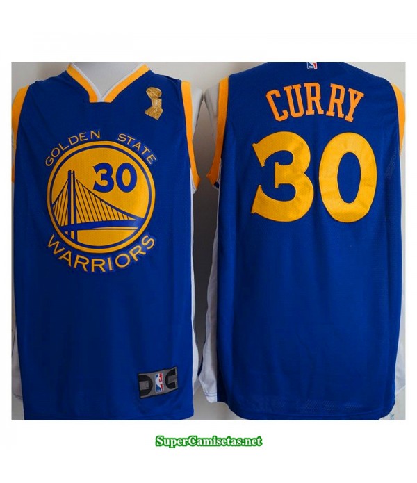 Camiseta Champion Stephen Curry 30 azul Golden State Warriors