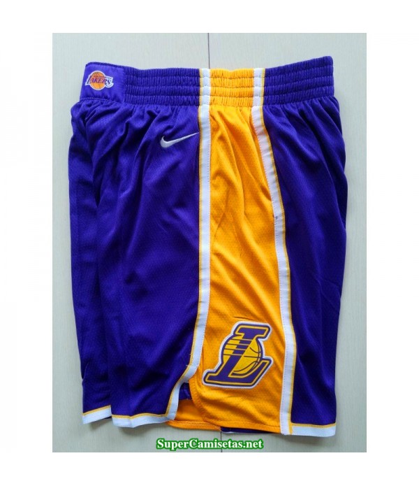 Pantalon 2018 Angeles Lakers morado