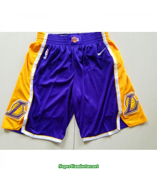 Pantalon 2018 Angeles Lakers morado