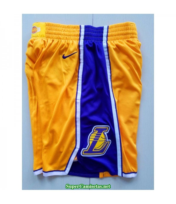 Pantalon 2018 Angeles Lakers amarillo