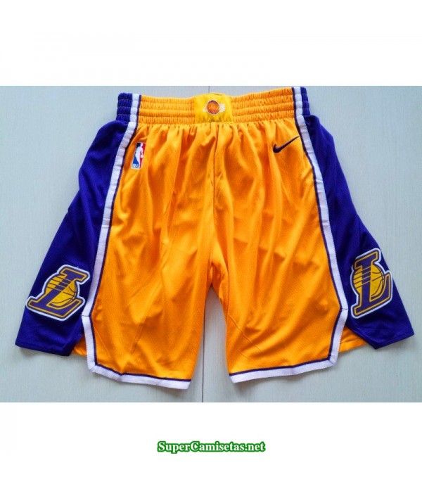 Pantalon 2018 Angeles Lakers amarillo