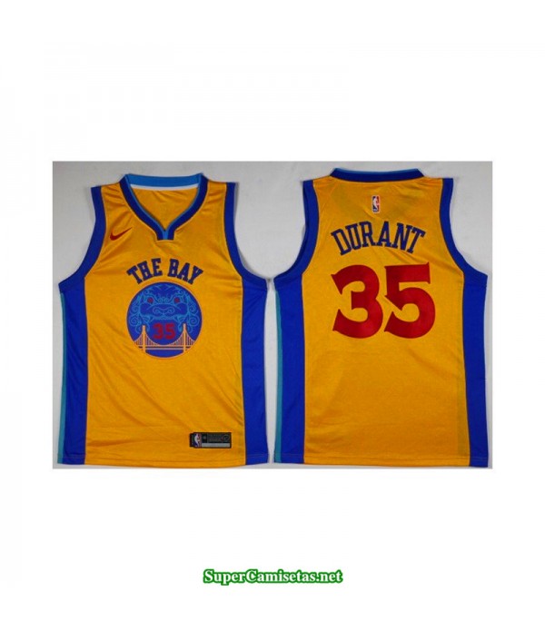 Camiseta Durant 35 the bay Golden State Warriors