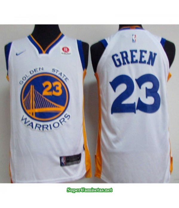 Camiseta 2018 Green 23 blanca Golden State Warriors