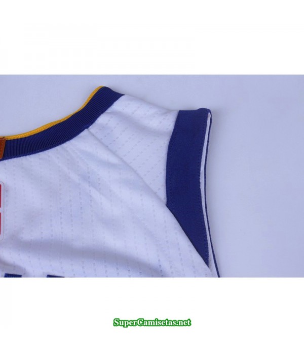 Camiseta 2018 Kevin Durant 35 blanca Golden State Warriors