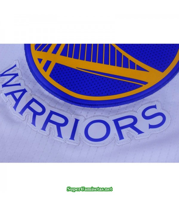 Camiseta 2018 Kevin Durant 35 blanca Golden State Warriors