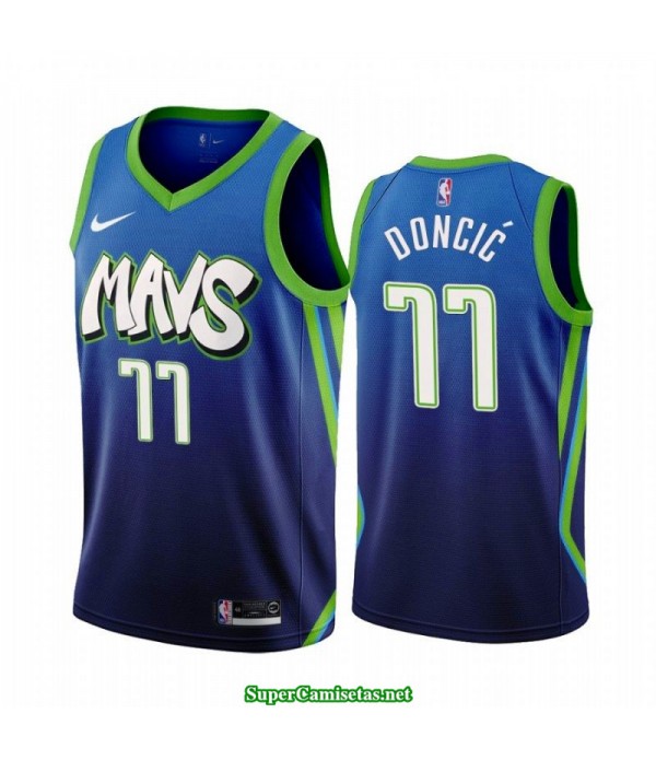 Camiseta nba Niños Dallas Mavericks Doncic 77 the city