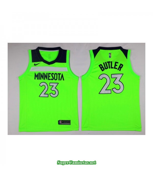 Camiseta 2018 Butler 23 Verde Minnesota Wolves