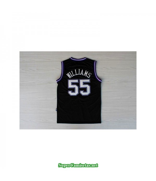 Camiseta Jason Williams 55 negra Sacramento King