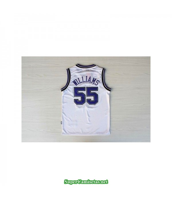 Camiseta Jason Williams 55 blanca Sacramento King