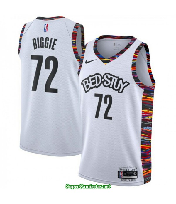 Camiseta 2020 Nets Brooklyn Biggie 72 Bed-Stuy