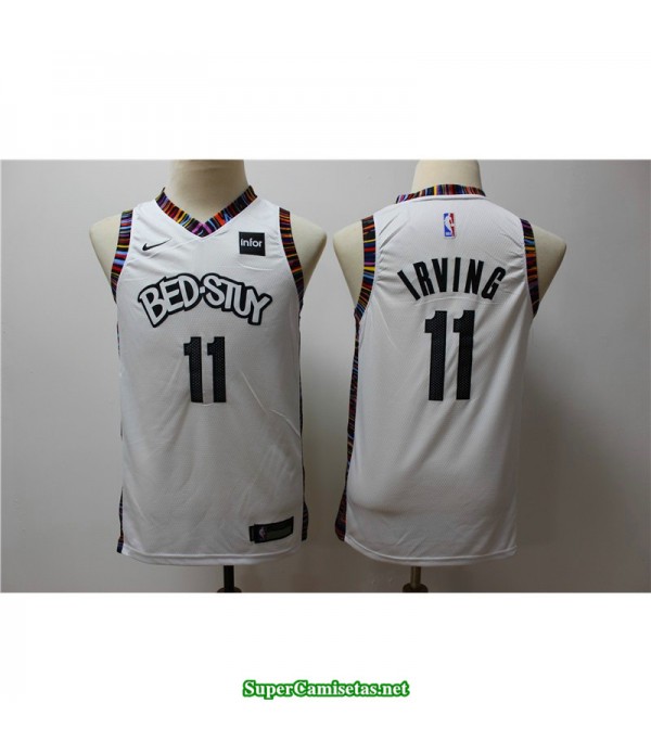Camiseta 2020 Nets Brooklyn Irving 11 Bed-Stuy