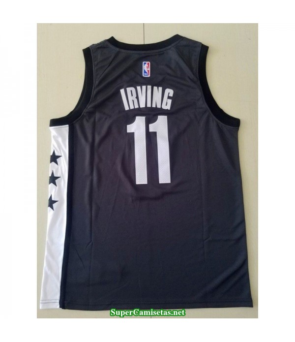 Camiseta 2020 Nets Brooklyn Irving 11 negra