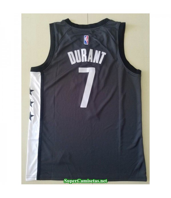 Camiseta 2020 Nets Brooklyn Kevin Durant 7 negra