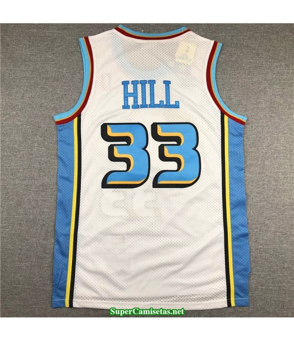 Camiseta Hill 33 blanca Detroit Pistons hardwood