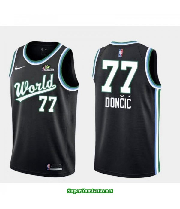 Camiseta nba Dallas Mavericks Doncic 77 World