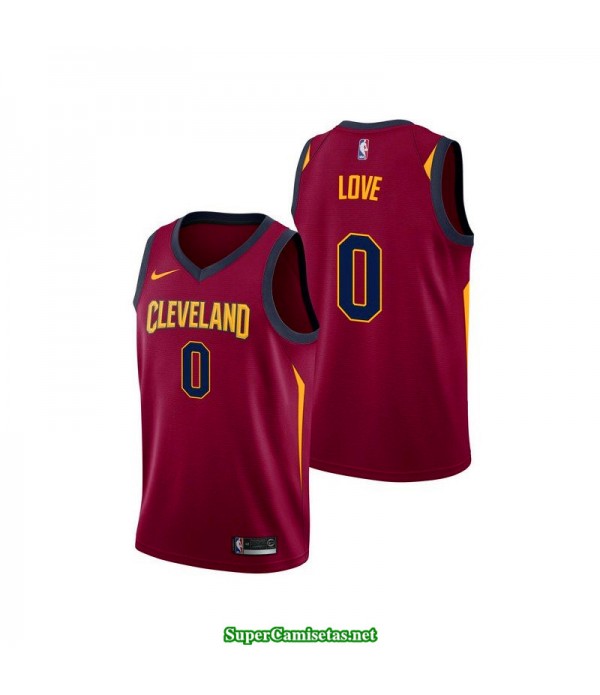 Camiseta Love 0 roja Cleveland Cavaliers 2018