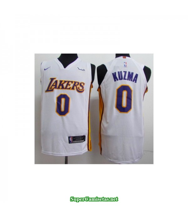 Camiseta Kuzma 0 blanca Angeles Lakers