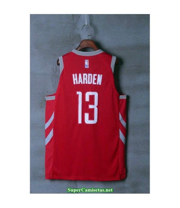 Camiseta 2018 Harden 13 roja Houston Rockets