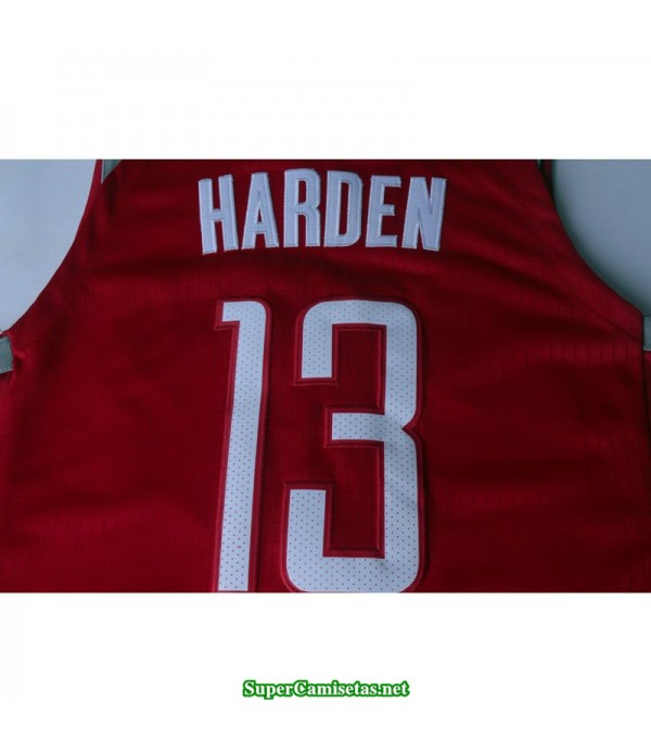 Camiseta 2018 Harden 13 roja Houston Rockets