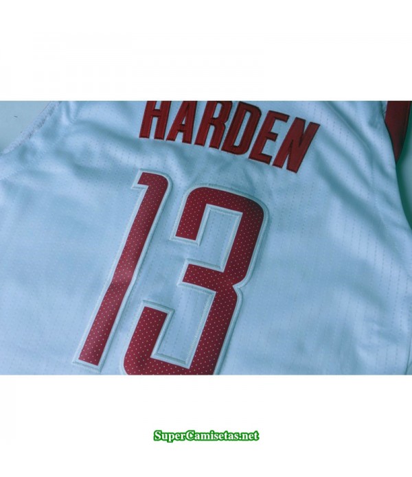 Camiseta 2018 Harden 13 blanca Houston Rockets