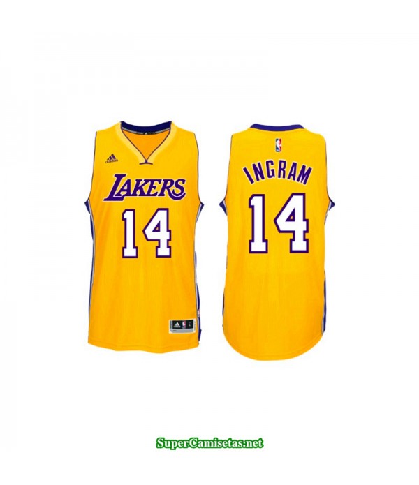 Camiseta Ingram 14 amarilla Angeles Lakers