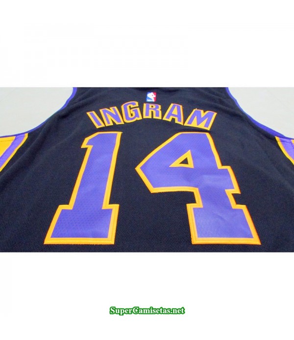 Camiseta Ingram negra 14 negra Angeles Lakers