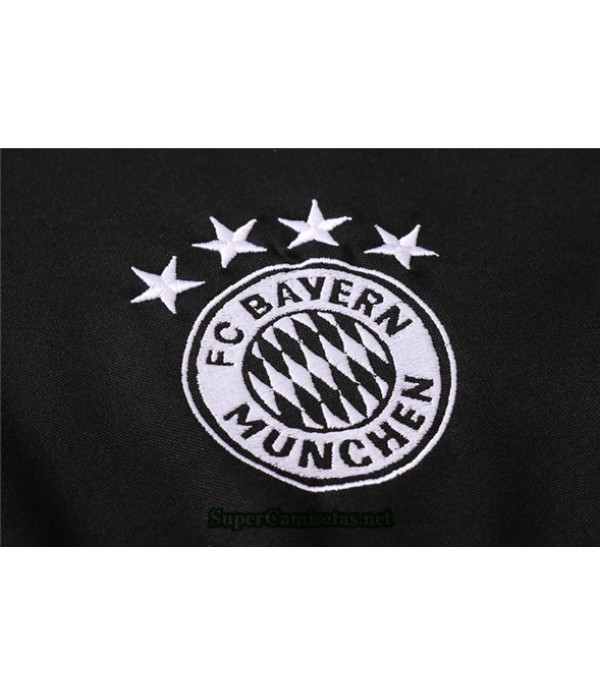 Tailandia Camiseta Kit De Entrenamiento Bayern Munich Polo Negro 2020