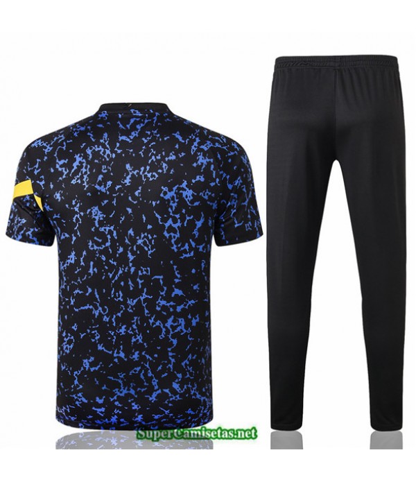 Tailandia Camiseta Kit De Entrenamiento Inter Milan Azul Rayos 2020