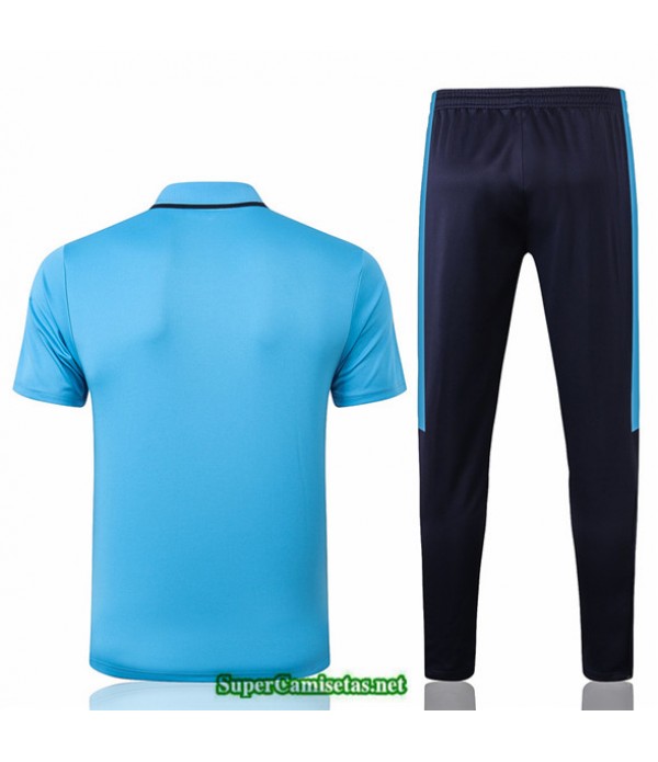 Tailandia Camiseta Kit De Entrenamiento Marsella Polo Azul Claro 2020