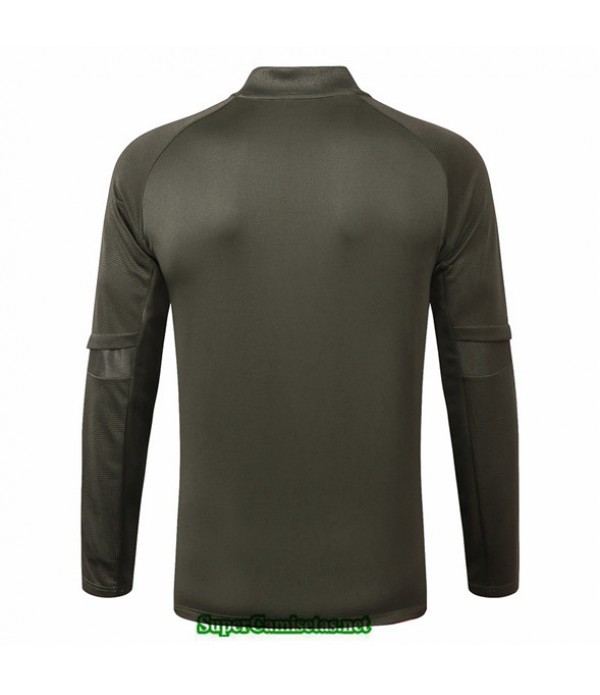 Tailandia Camiseta Manchester United Veste Verde Militar 2020