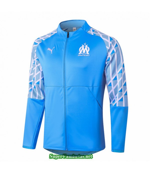 Tailandia Camiseta Marsella Veste Azul Claro 2020