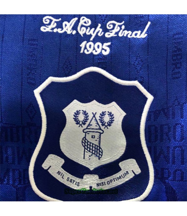 Tailandia Camisetas Clasicas Primera Everton Hombre 1994 95