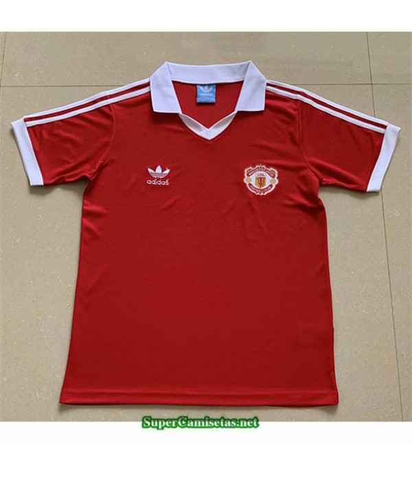 Tailandia Camisetas Clasicas Primera Manchester United Hombre 1980