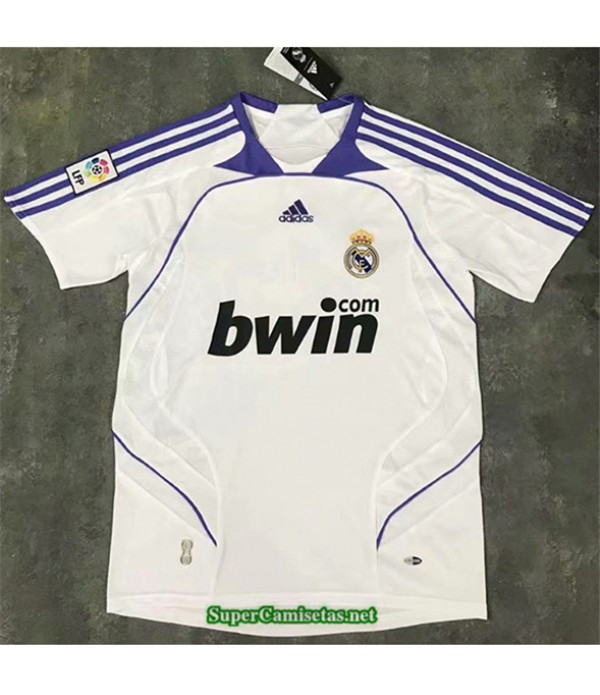 Tailandia Camisetas Clasicas Primera Real Madrid Hombre 2007 08