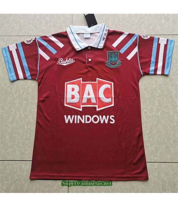 Tailandia Camisetas Clasicas Primera West Ham United Hombre 1991 92