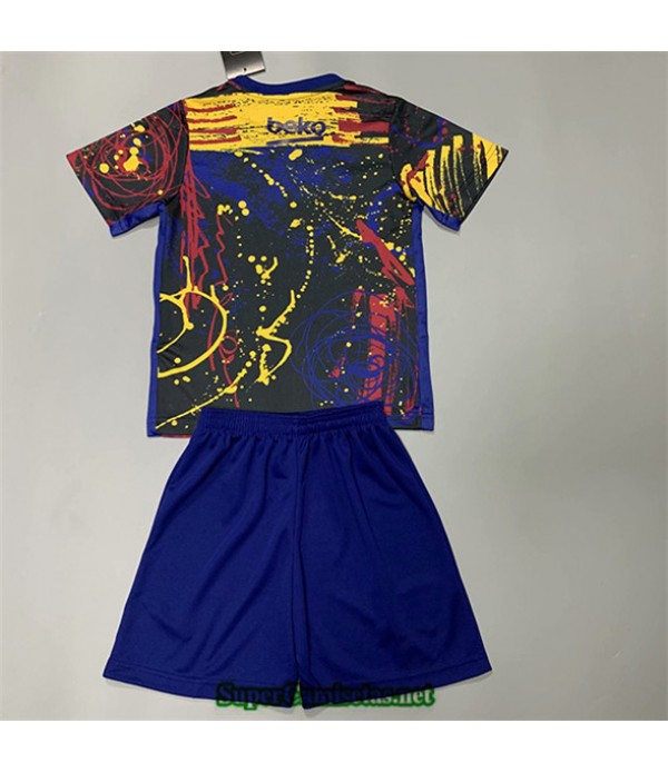 Tailandia Equipacion Camiseta Barcelona Niños Pre Match 2020