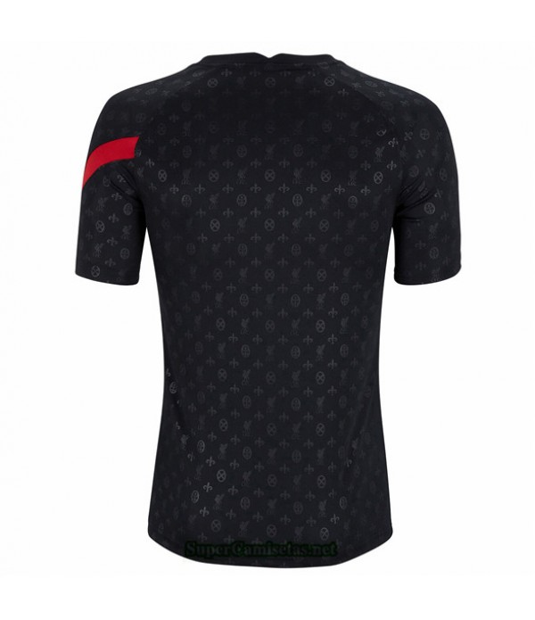 Tailandia Equipacion Camiseta Liverpool Pre Match Entrenamiento Negro 2020