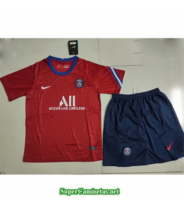 Tailandia Equipacion Camiseta Psg Niños Rojo 2020