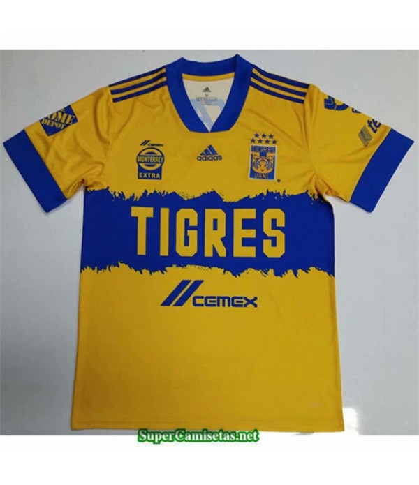 Tailandia Equipacion Camiseta Tigres Amarillo 2020