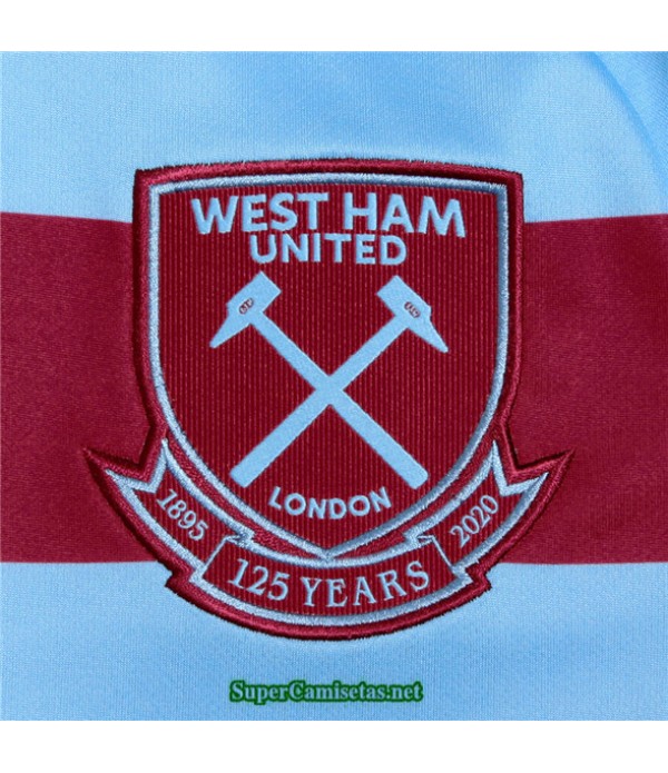 Tailandia Segunda Equipacion Camiseta West Ham United 2020