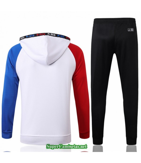 Tailandia Veste Sudaderas De Futbol Jordan Blanco 2020