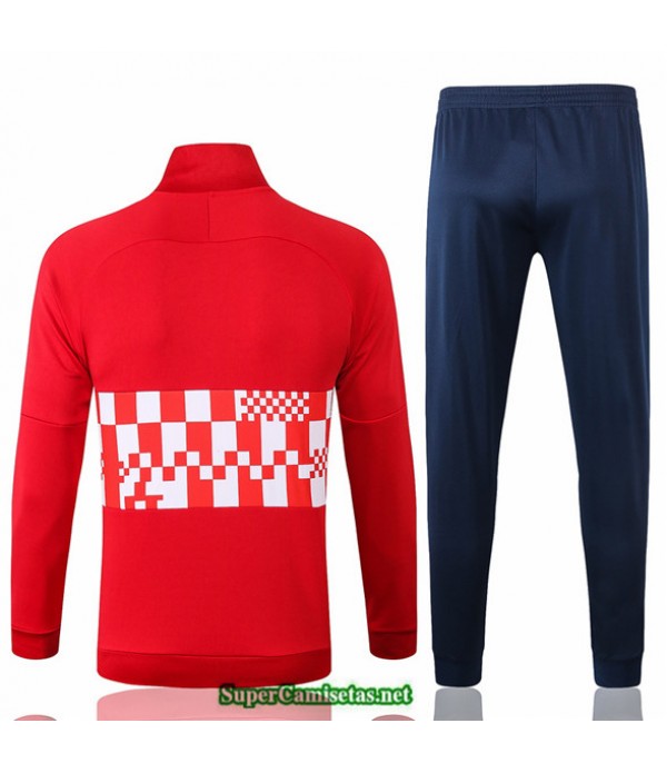 Tailandia Veste Survetement Croacia Rojo 2020