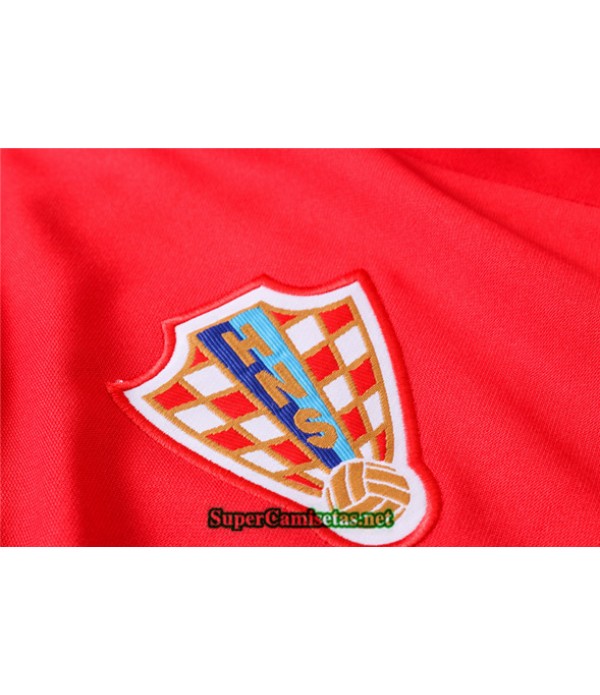 Tailandia Veste Survetement Croacia Rojo 2020
