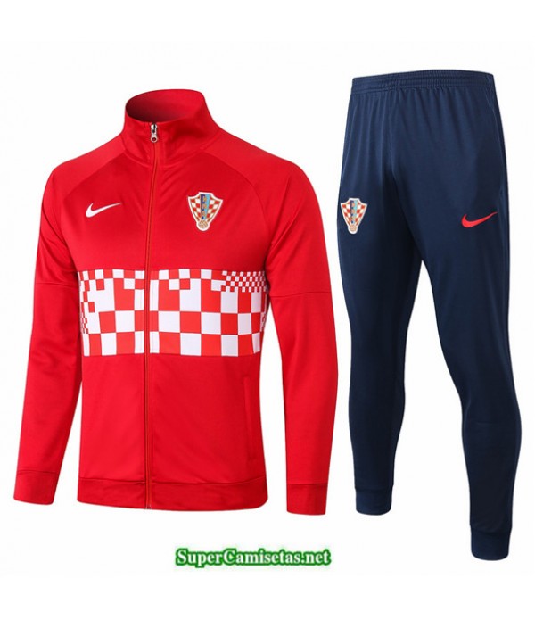 Tailandia Veste Survetement Croacia Rojo 2020