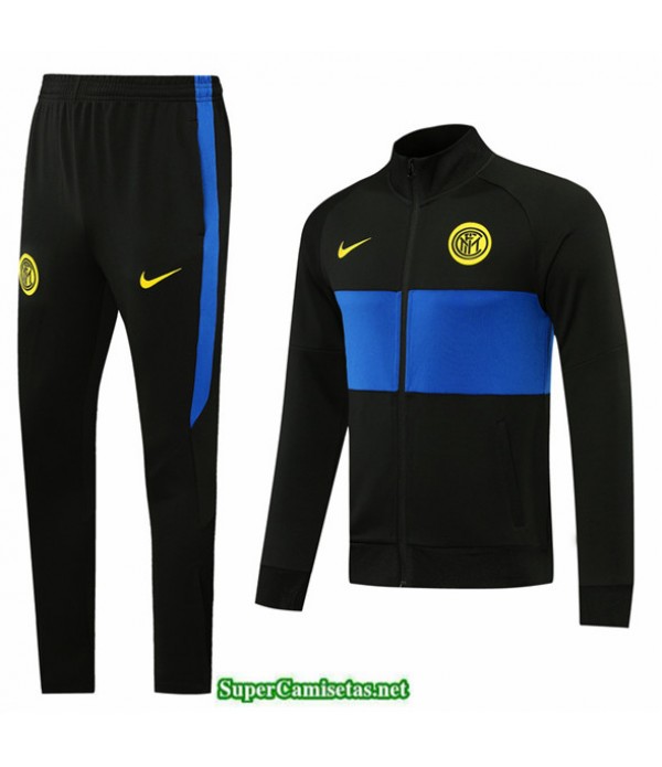 Tailandia Veste Survetement Inter Milan Negro 2020