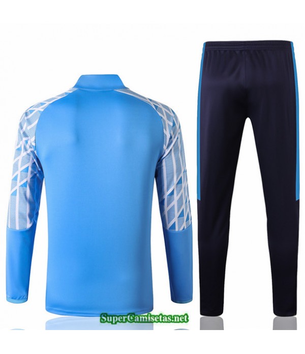 Tailandia Veste Survetement Marsella Azul Claro 2020