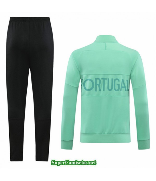 Tailandia Veste Survetement Portugal Verde 2020