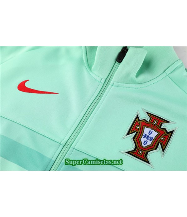 Tailandia Veste Survetement Portugal Verde 2020