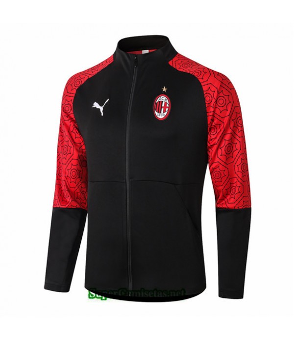 Tailandia Camiseta Ac Milan Chaqueta Negro 2020/21